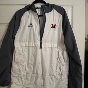 MIAMI REDHAWKS ADIDAS ZIP-UP JACKET
